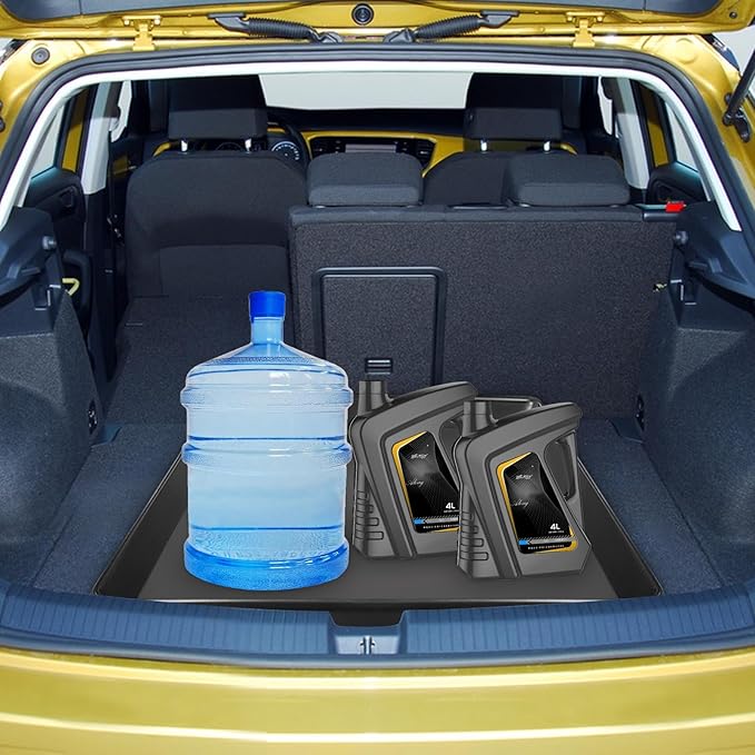 Hlimior4 Pack Oil Change Drain Pan - 22”Auto Oil Drip Pan,Oil Drip Tray for Under Car Plastic Oil Tray,Mini Fridge Drip Tray for Mini Fridges Air Conditioners Machinery Oil Catch Pan Replacement Tray