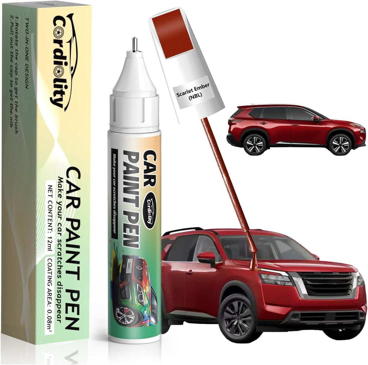 Urban Gray Pearl(NH-912P) Touch Up Paint Pen for Honda,Car Paint Scratch Repair Pen Quick and Easy Fix Auto Paint Scratch