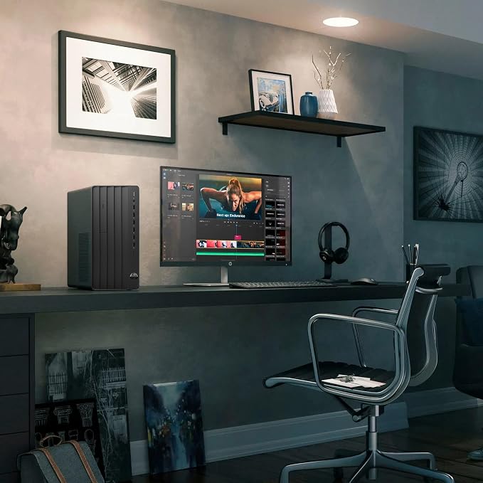 HP Desktop Computer Tower, Intel Quad-Core CPU, 8GB DDR4 RAM, 256GB SSD, | Keyboard and Mouse, WiFi Adapter, Vga, Rj-45, Hdmi, Windows 11 Home, Office 365