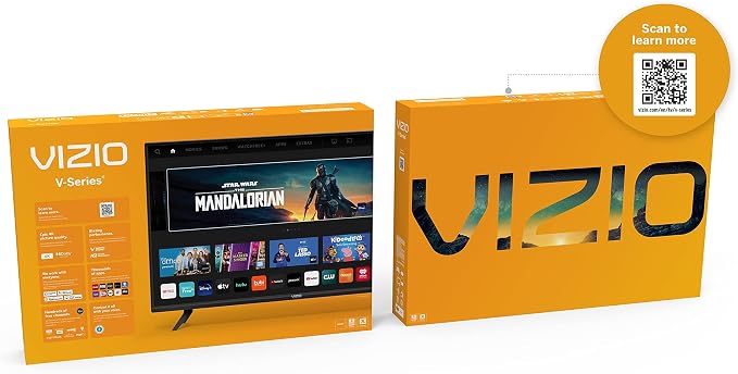 VIZIO 50-Inch V-Series 4K UHD LED Smart TV with Voice Remote, Dolby Vision, HDR10+, Alexa Compatibility, 2022 Model