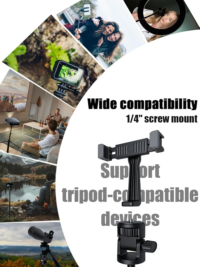 70" Action Camera Tripod for DJI, Extendable Selfie Stick Tripod