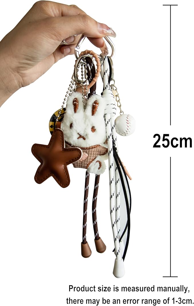 Georgie Porgy Bag Charms Keychains Handbag Accessories for Women Purse Backpack Sports Bag Pendant Cute Unique Gift for Girls