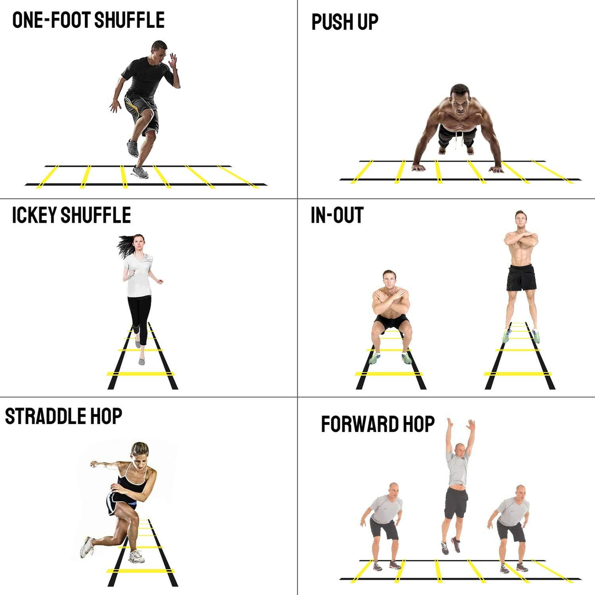 TNZMART Agility Ladder - Speed Training Equipment for Football & Basketball | 10FT & 20FT with Carrying Bag