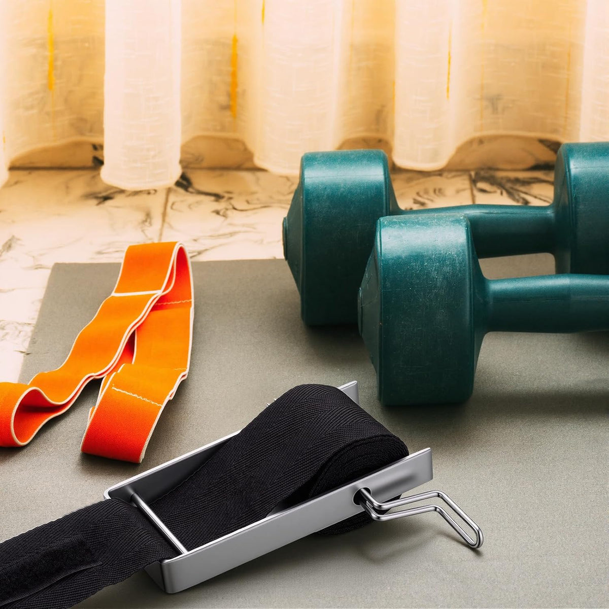 Skiennix Hand Wrap Roller - Portable Stainless Steel Wrist Roller for 2" Wide Wraps