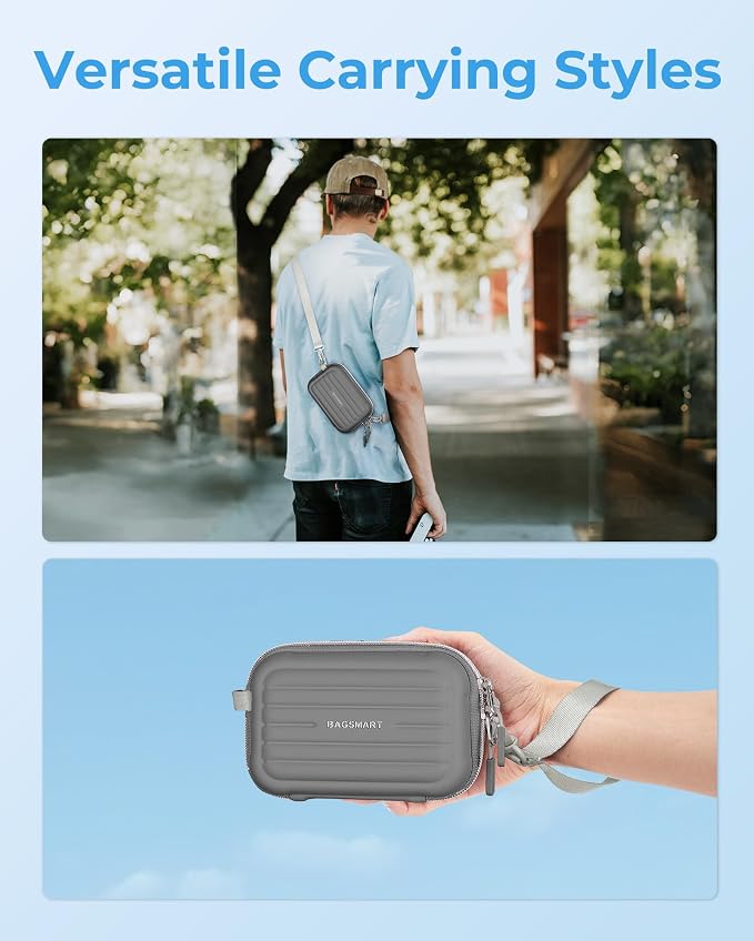 BAGSMART Digital Camera Case, Waterproof & Protective Small Camera Bag