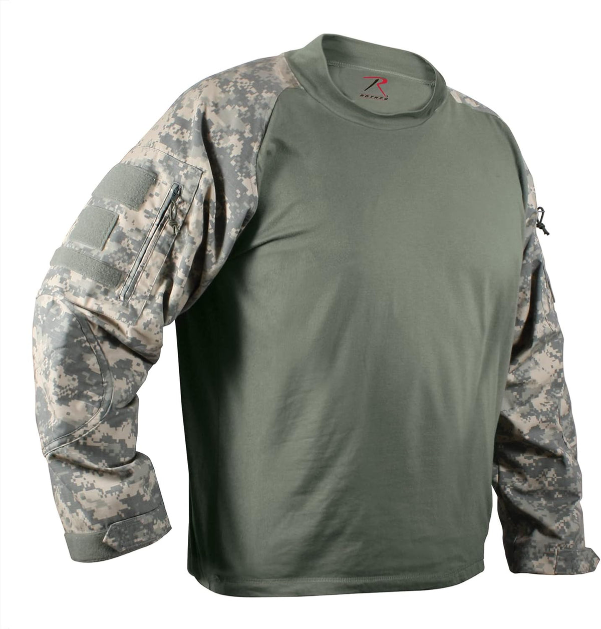 Rothco Tactical Combat Shirt - Lightweight Military Base Layer with Zip Pockets | Perfect for Airsoft & Paintball