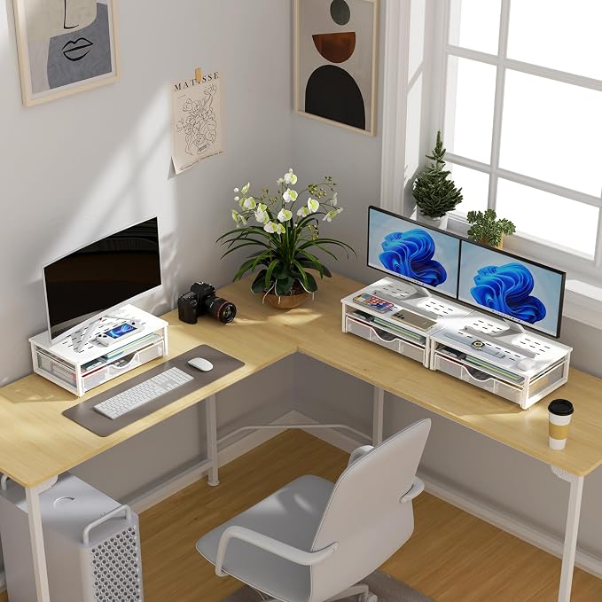 gianotter Computer Monitor Stand Riser, office organizer