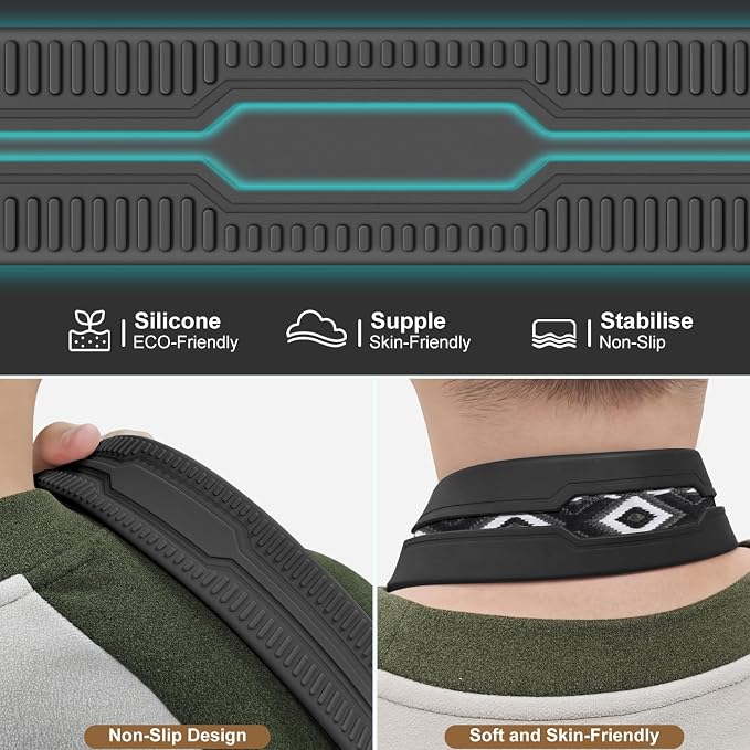 FIEIL Neck Strap Silicone Camera Straps