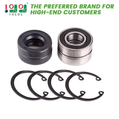 10L0L Golf Cart Rear Axle Bearing & Seal for EZGO TXT RXV Marathon Medalist Electric Models 1978 Up, Bearing Shaft Kit Replace OEM# 611931, 620343, 15112G1, 15114G1, 70181G01, 230-889, 82705-78