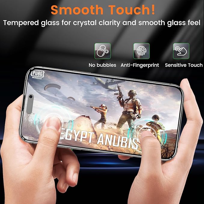 Lesakit 4+4 Pack Privacy Screen Protector