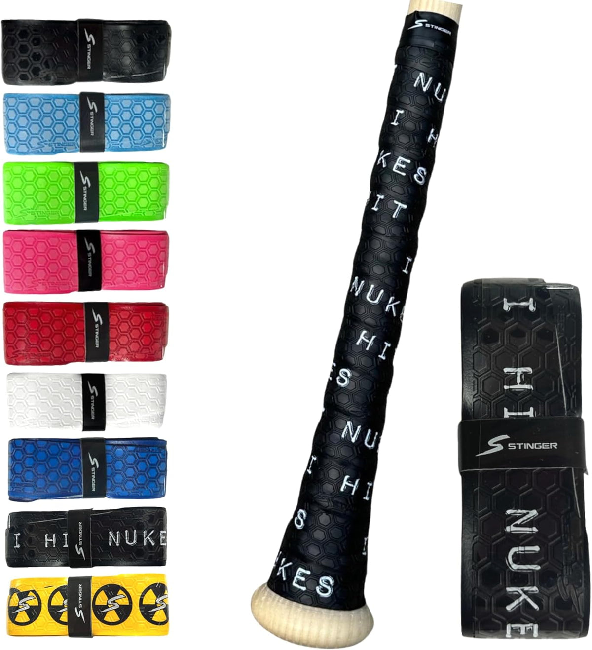 Stinger Sports Premium Polymer Bat Grip - Enhanced Comfort for Baseball & Softball Players