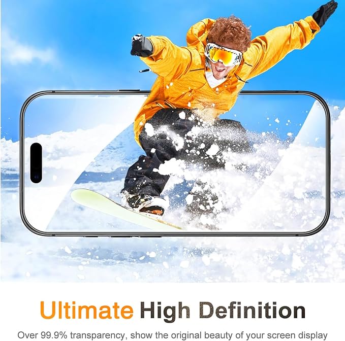 Wiaocit 3 Pack Tempered Glass Screen Protector