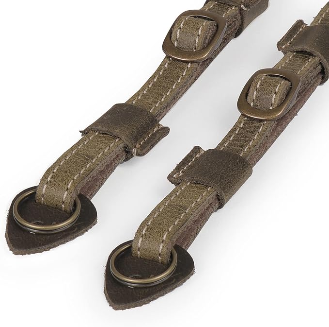 MegaGear SLR, DSLR Sierra Series Genuine Leather Camera Shoulder or Neck Strap