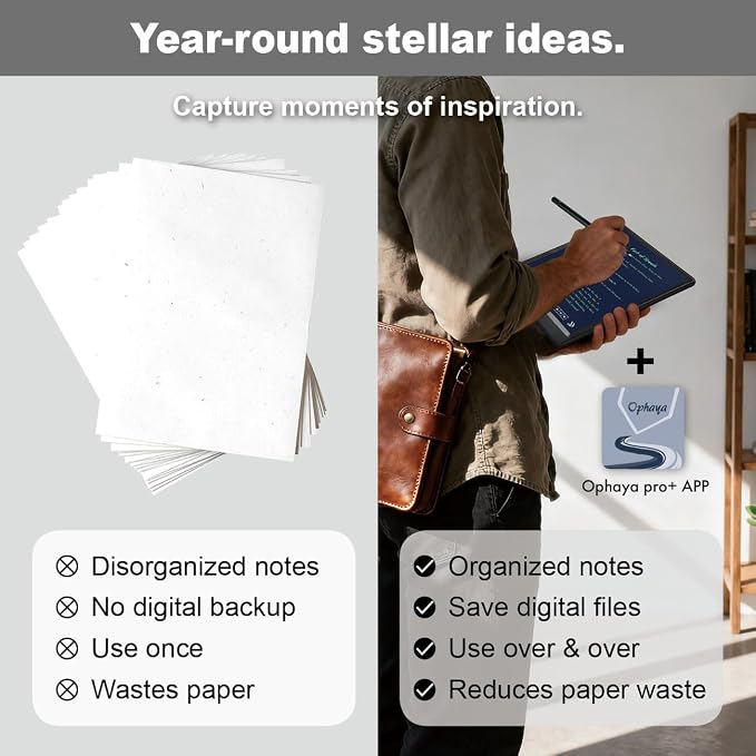 Smart Pen for Note Taking Set Real-Time Paper-to-Digital, Smart Digital Notebook