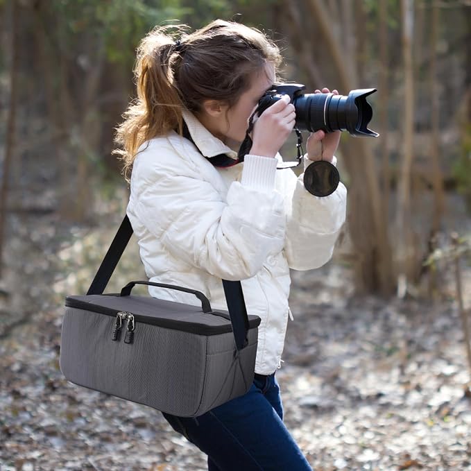 Koolertron Dslr Camera Insert Bag Purse Universal Liner Lens Pouch Partition
