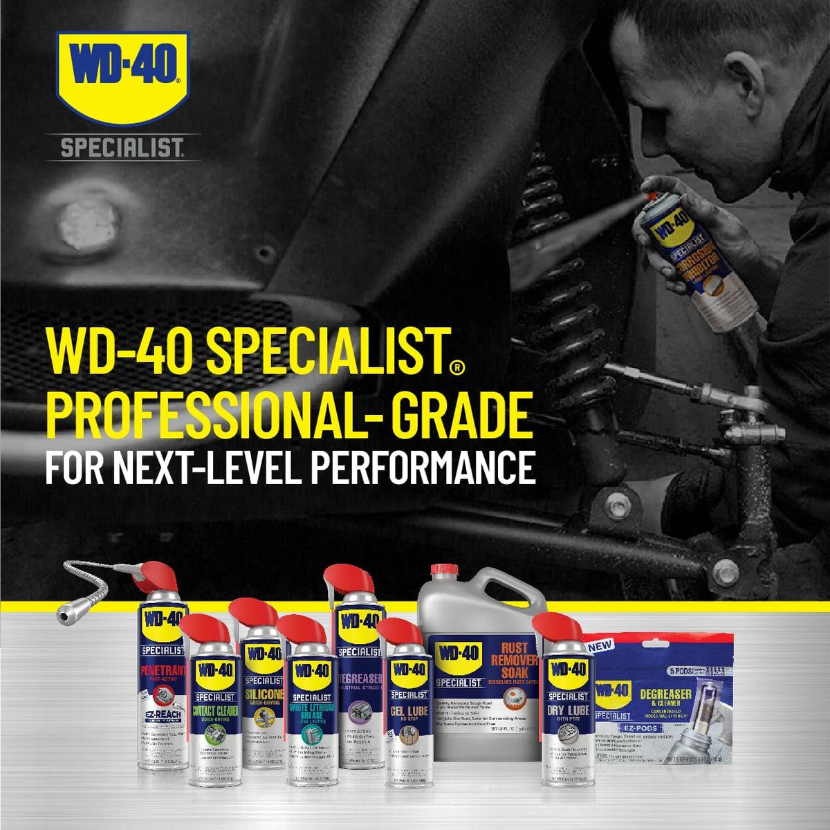 WD-40 Specialist Corrosion Inhibitor, Long-Lasting Anti-Rust Spray, 6.5 OZ
