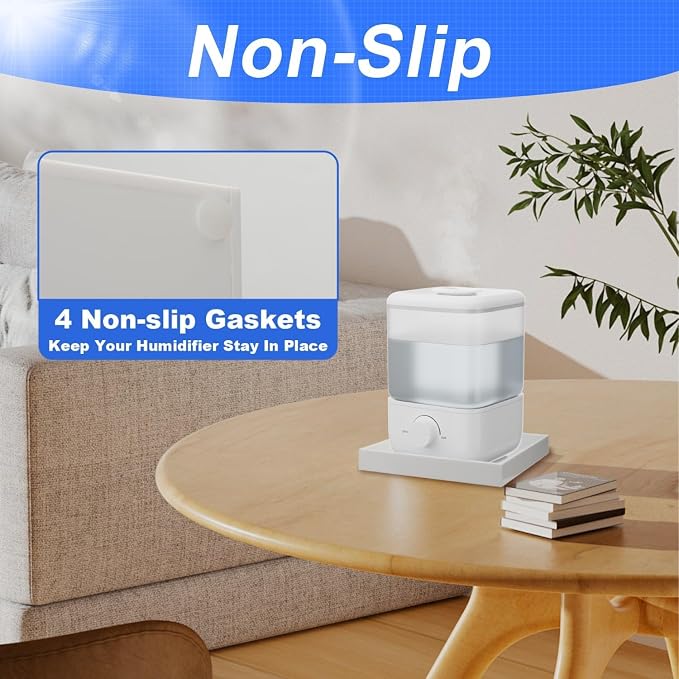 Acrylic Humidifiers Tray for LEVOIT Classic 160 Top-Fill Humidifiers 2.5L Tank, Leak-Proof Tray, Moisture-Proof Humidifier Tank Floor(Not Include Humidifier) (White, 2.5L)