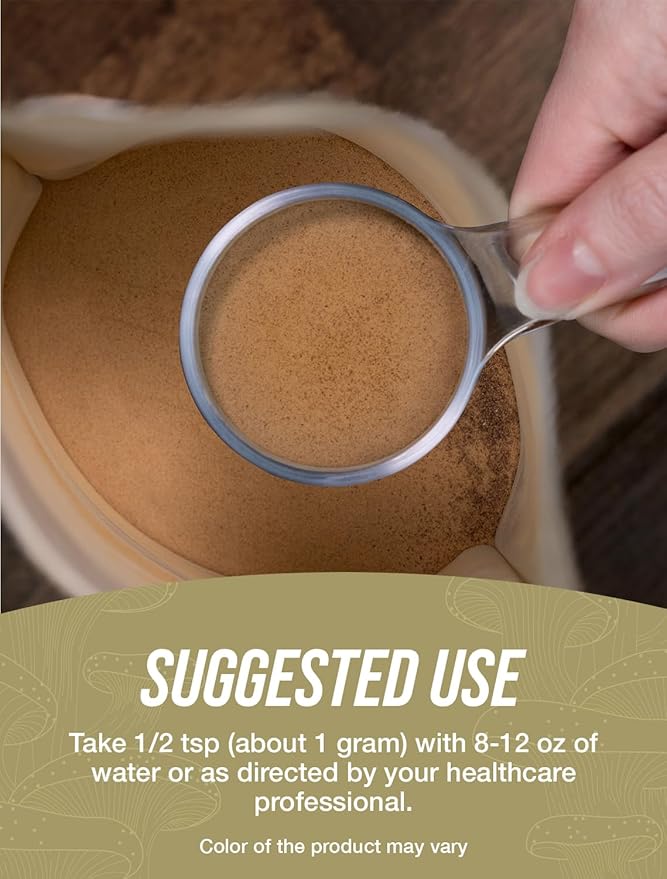 BulkSupplements.com Organic Lion's Mane Mushroom Extract Powder - Lions Mane Supplement Powder, Superfood for Well-Being - Vegan, 1g per Serving, 500g (1.1 lbs) (Pack of 1)