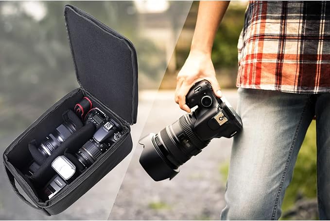 Roomy Camera Protective Bag Insert Waterproof Lens Pouch Shockproof DSLR SLR