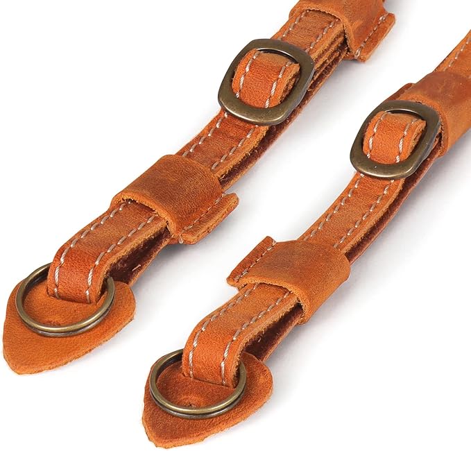 MegaGear SLR, DSLR Sierra Series Genuine Leather Camera Shoulder or Neck Strap