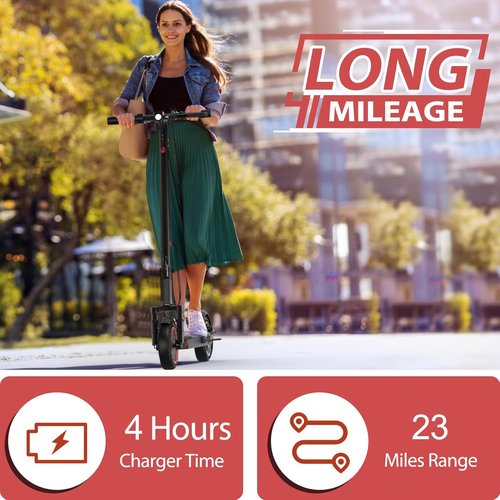 Maxshot Electric Scooter - High-Speed Folding E-Scooter with Dual Suspension & Long Range | 8.5" to 14" Tires