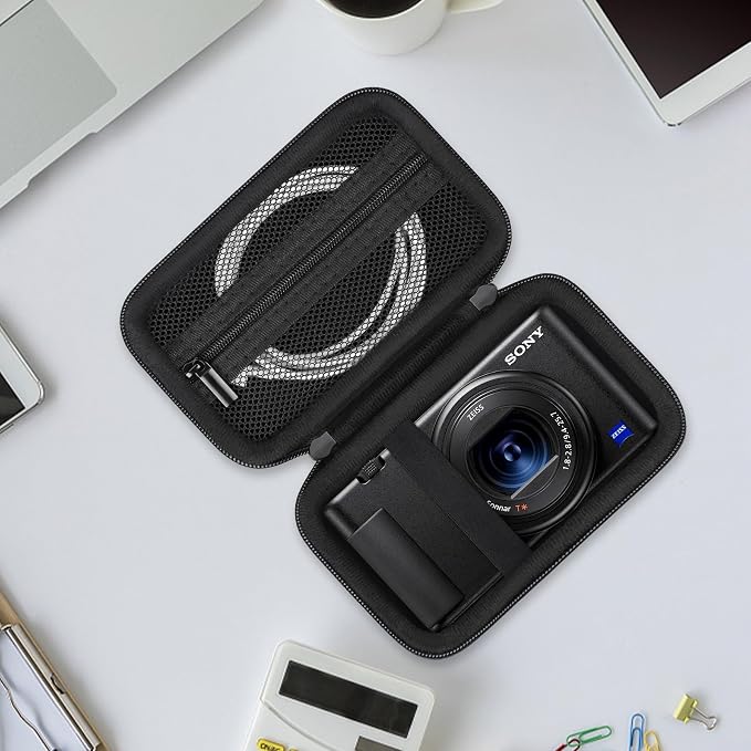 Hard Travel Case for Sony ZV-1F / ZV-1 / ZV-1 II Digital Camera, Vlogger Camera
