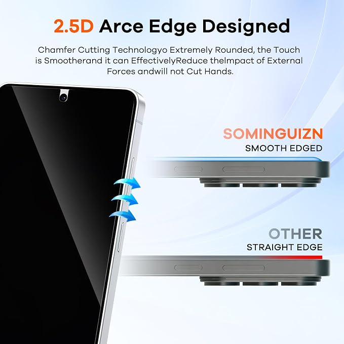 3+3 Pack for Samsung Galaxy Galaxy S26 Ultra Privacy Screen Protector & Phone