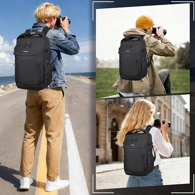 MOSISO Waterproof Camera Backpack, DSLR/SLR/Mirrorless Large Camera Bag
