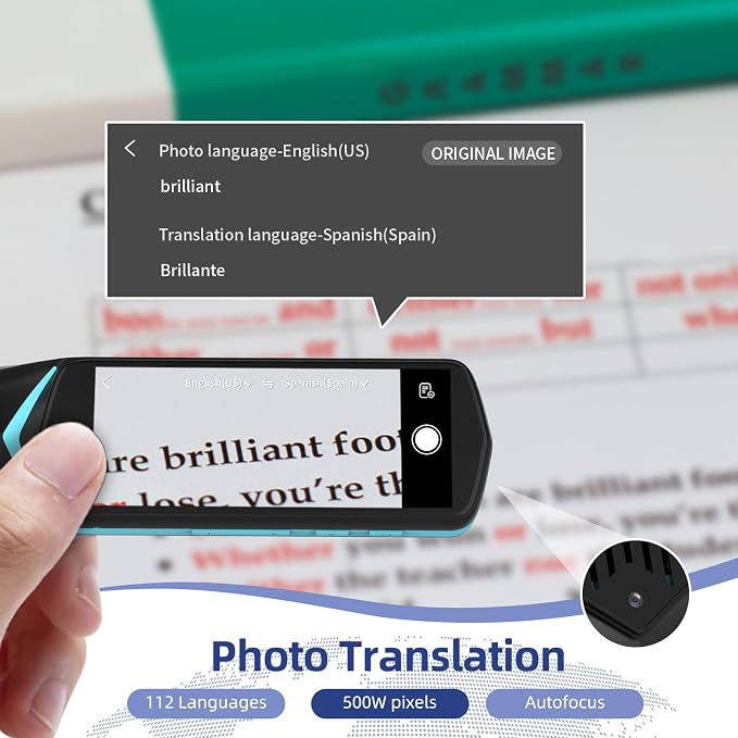 NEWYES AI Pen, Reading Pen for Dyslexia Scan Reader Pen 4 Text to Speech Device