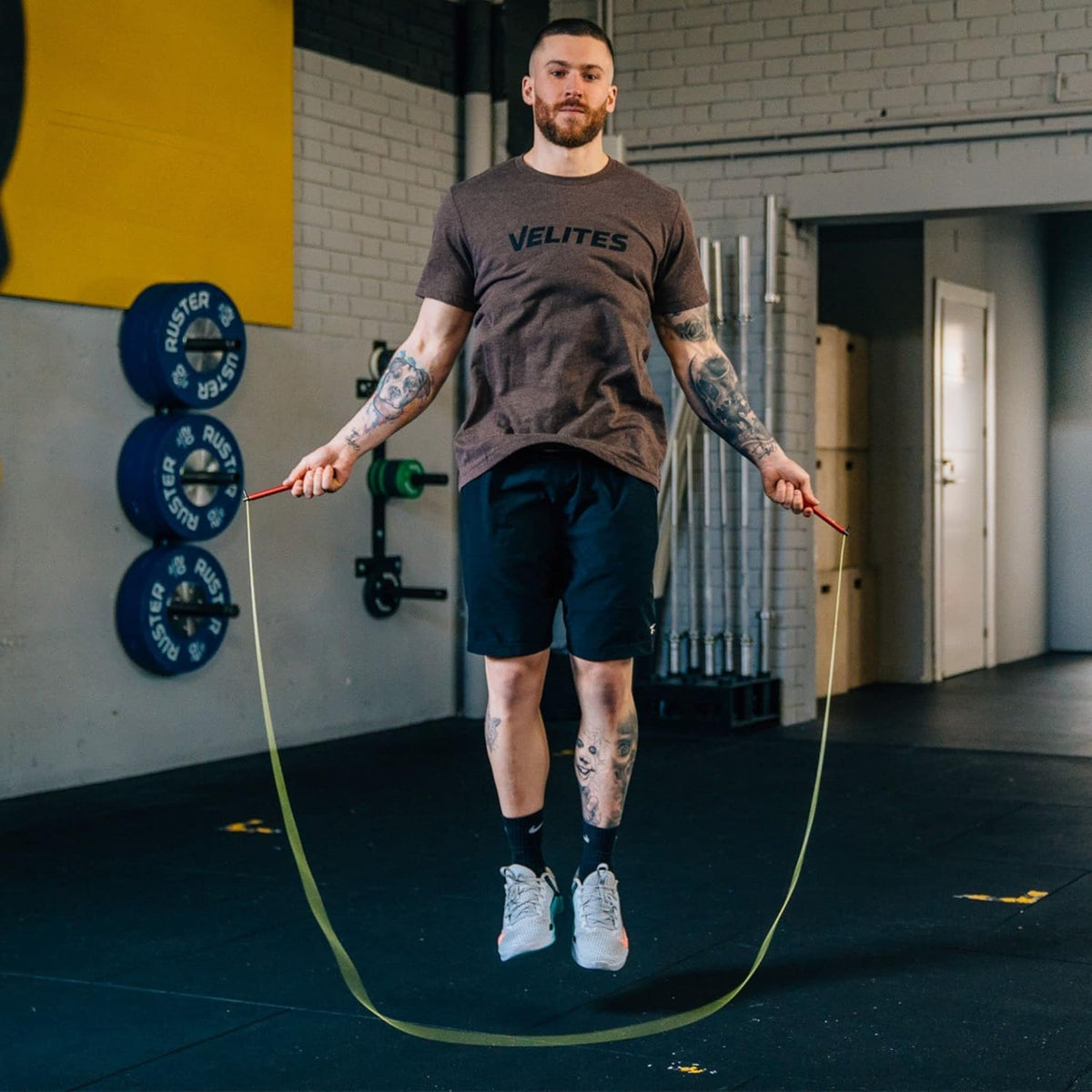 Velites - Fire 2.0 CrossFit® Jump Rope - Includes Carry Bag for Single & Double Unders