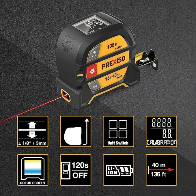 PREXISO 215Ft Laser Measure