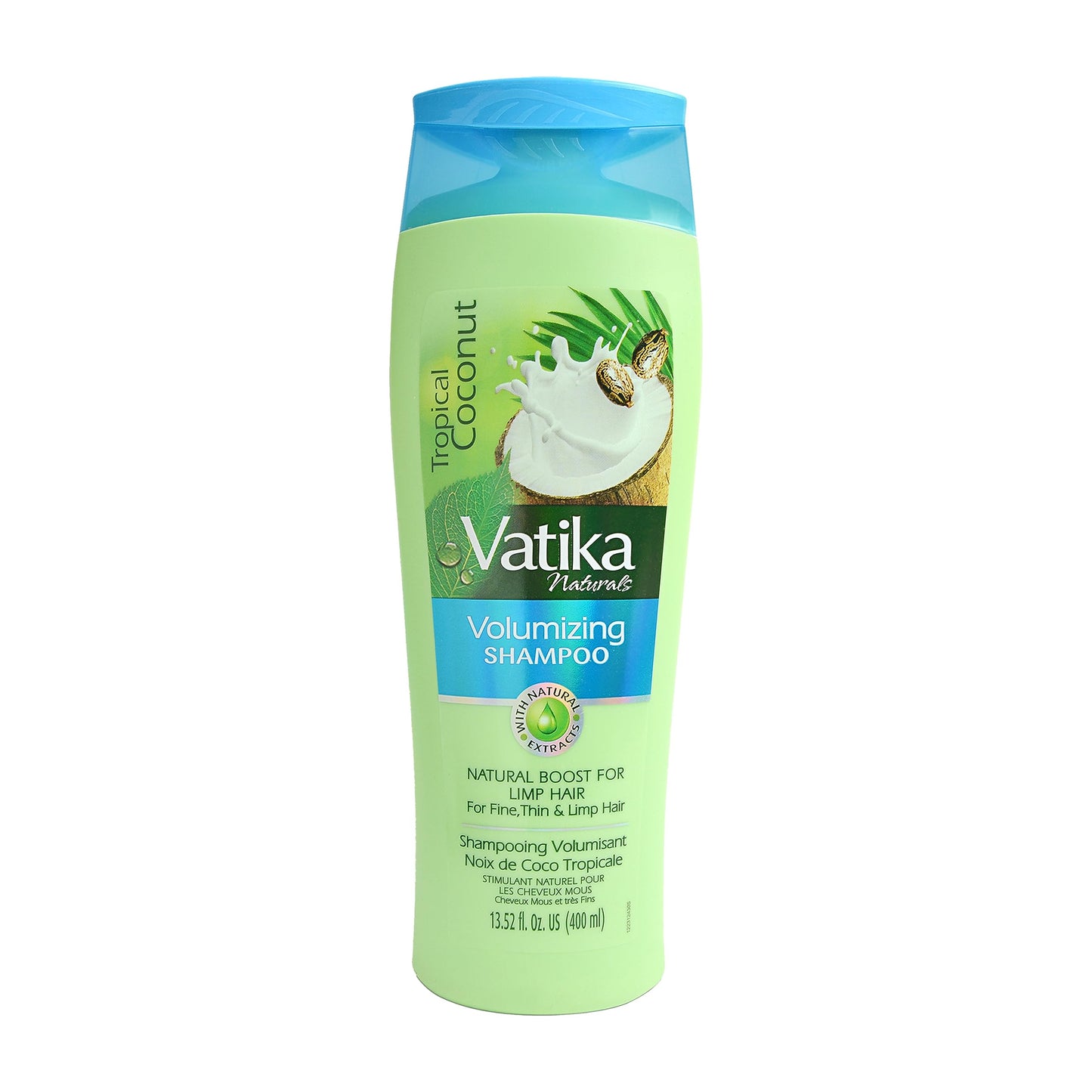 Dabur Vatika Naturals Tropical Coconut Volumizing Shampoo 400Ml