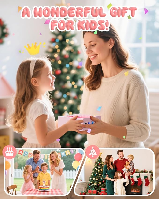 Kids Camera Instant Print, 1080P HD Kids Instant Camera