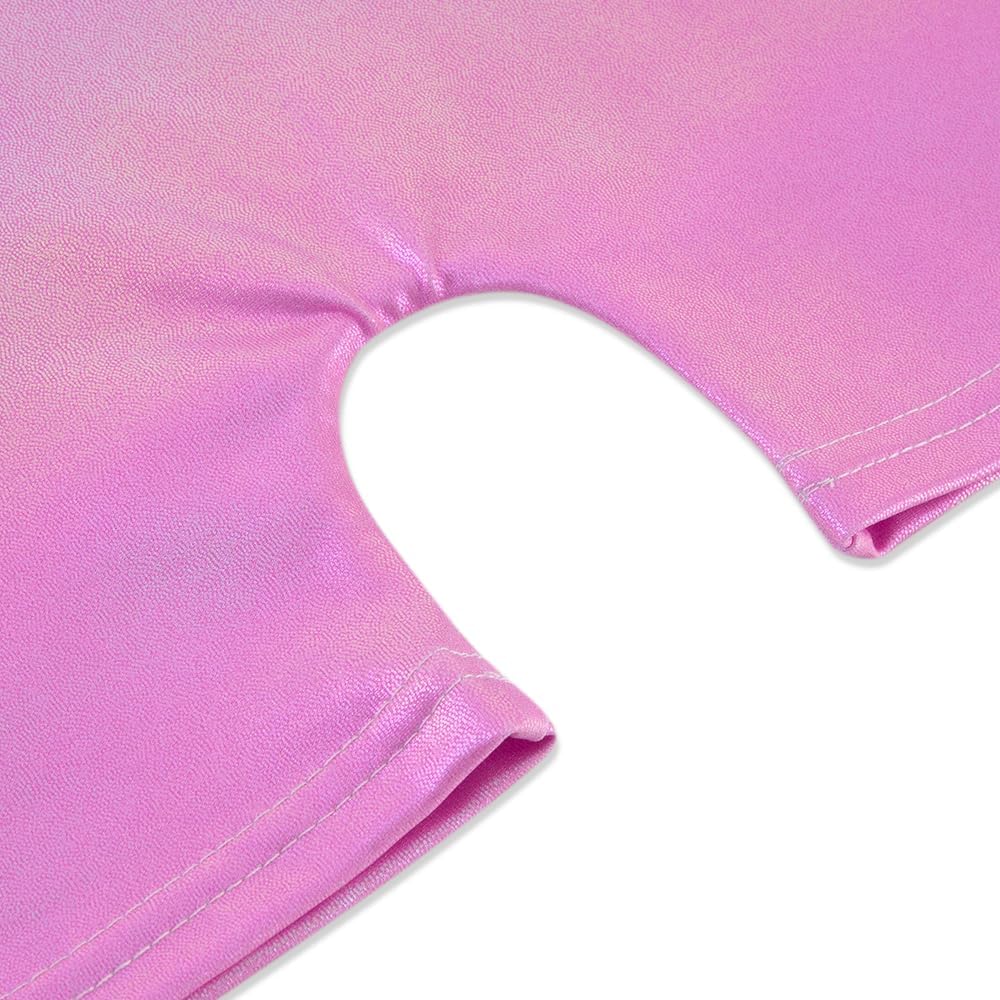 Regine Switzerland Leotards for Girls - Shiny Mermaid Unicorn Design | Toddler Dance Wear in Blue & Hot Pink