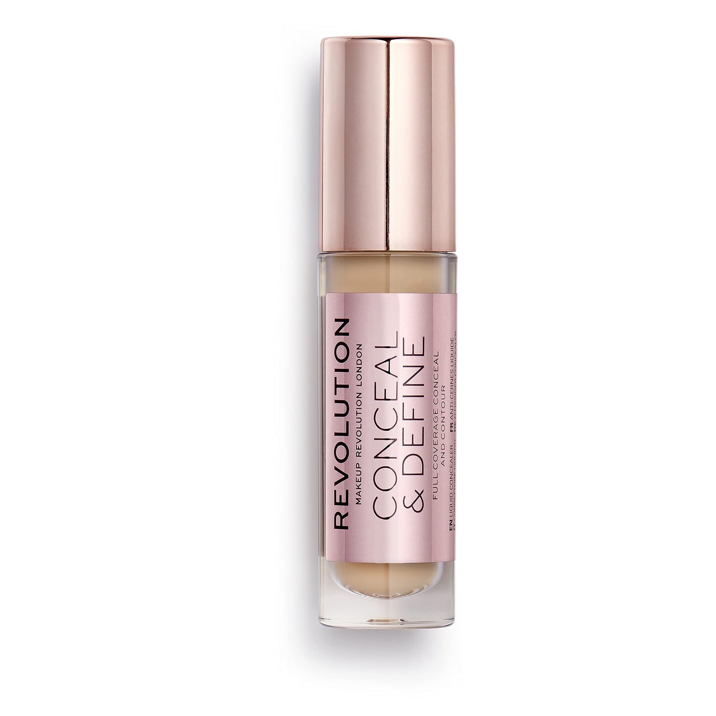 Revolution Beauty, Conceal & Define Concealer, Full Coverage & Lightweight, Long-Lasting Matte Finish, Vegan & Cruelty Free, C8