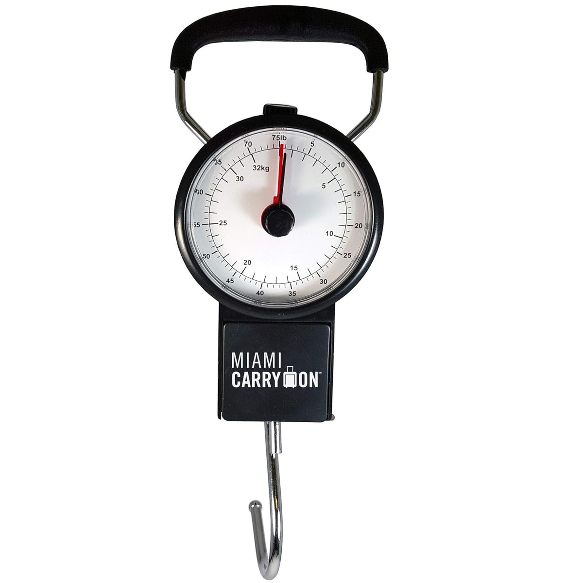 Skiennix Mechanical Luggage Scale - Accurate Weighing Up to 75 Pounds with Built-In Tape Measure