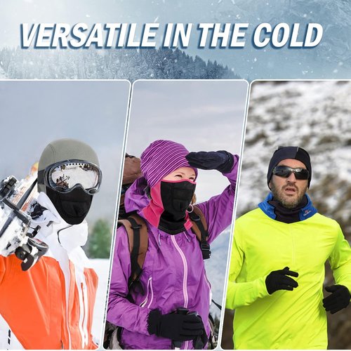 GoxRunx Balaclava Ski Mask - Warm, Breathable, Windproof Winter Face Mask for Men & Women