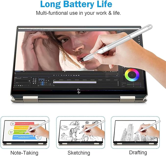 Stylus Pen for HP Omnibook, Pen for HP Envy x360 Pavilion x360 Specter x360