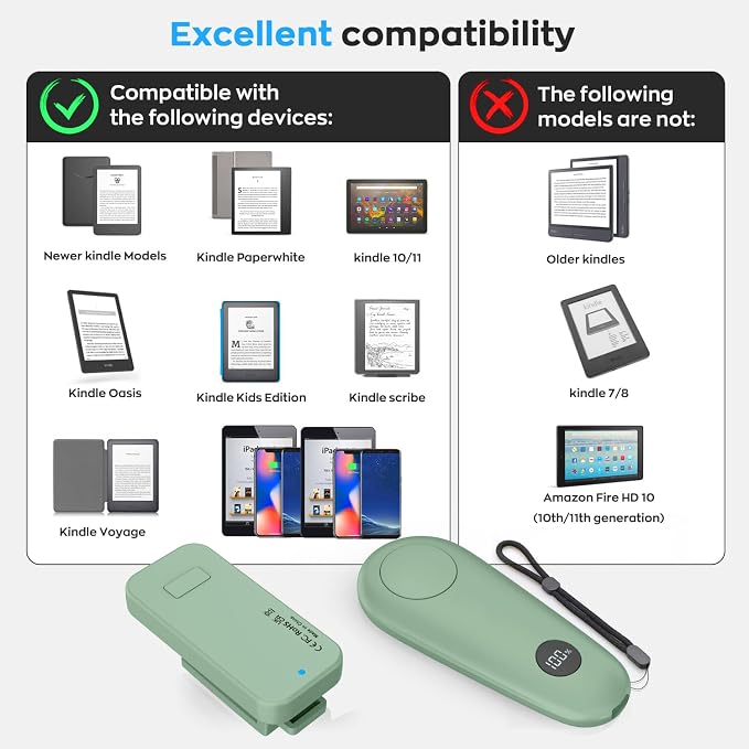 RF Remote Control Page Turner for Kindle Paperwhite Scribe Accessories
