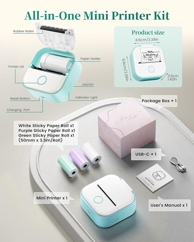 Memoking Mini Sticker Printer