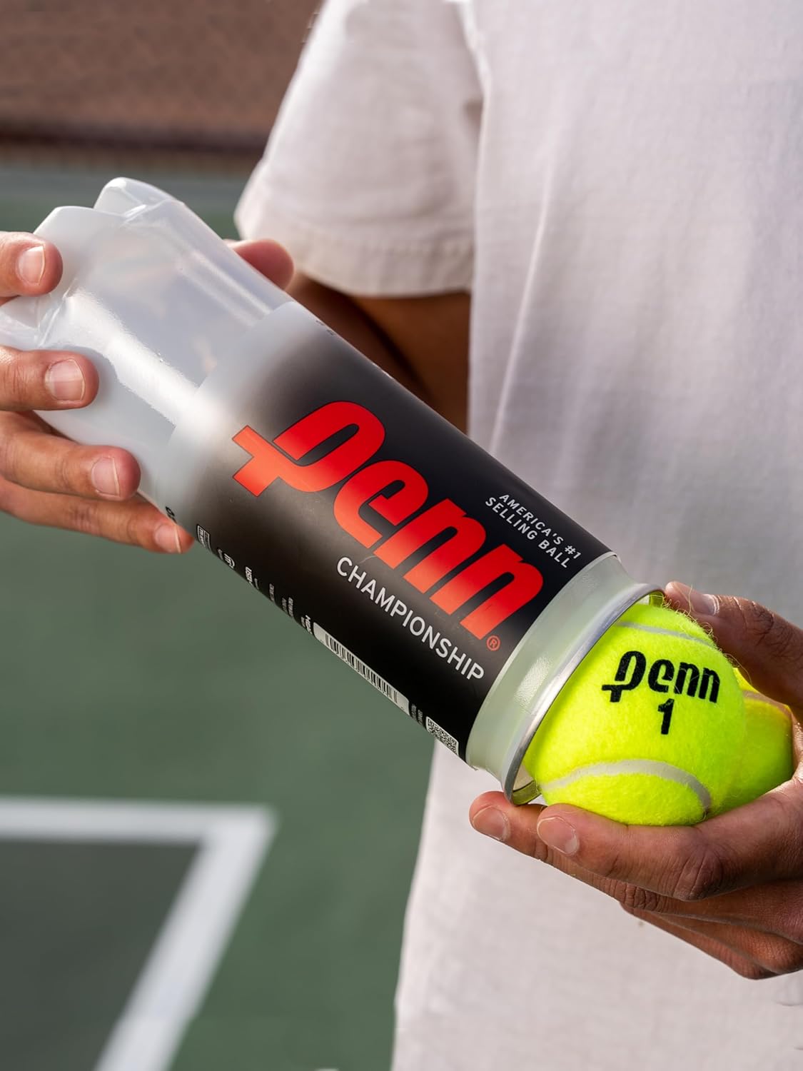 Penn Championship Tennis Balls - Extra Duty Felt Pressurized - 24 Cans, 72 Balls Total