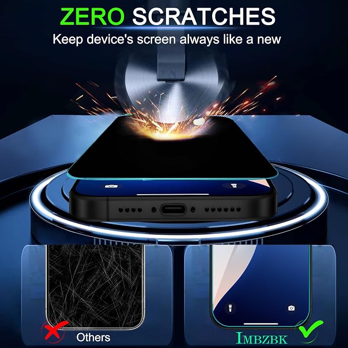 IMBZBK 3 Pack Privacy Screen Protector