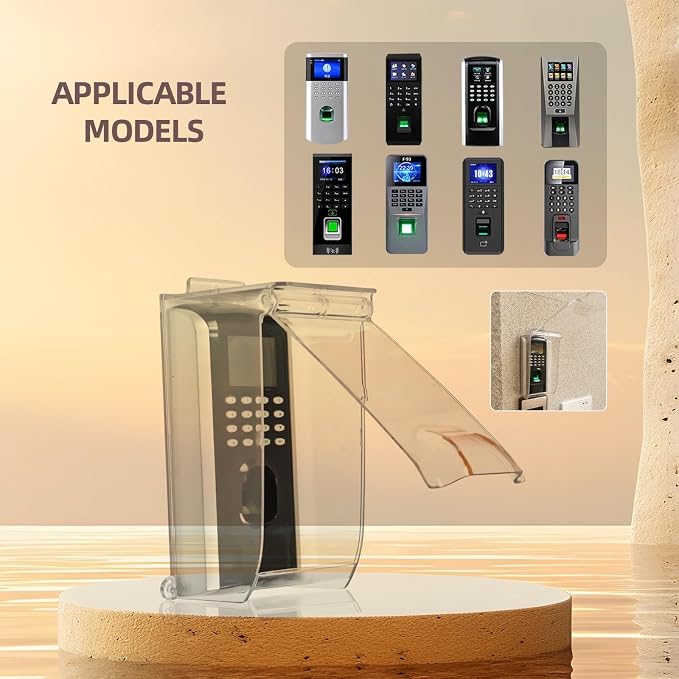 Clear Flip Cap Door Keypad Waterproof Cover, Doorbell Rain Cover Weatherproof