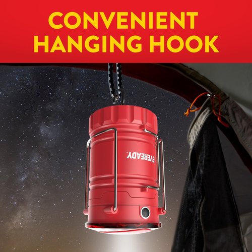 Eveready LED Camping Lantern 360 PRO - Super Bright Tent Lights | IPX4 Water Resistant (3-Pack)