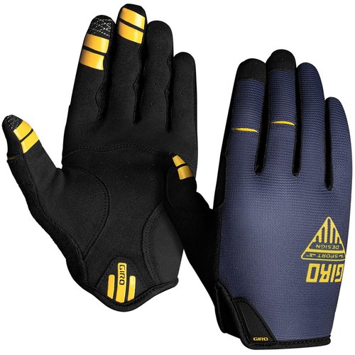 Giro DND Men Mountain Cycling Gloves - Dark Shark/Spectra Yellow, (2024) Small