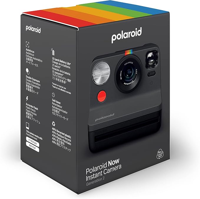 Polaroid Now 2nd Generation I-Type Instant Film Camera