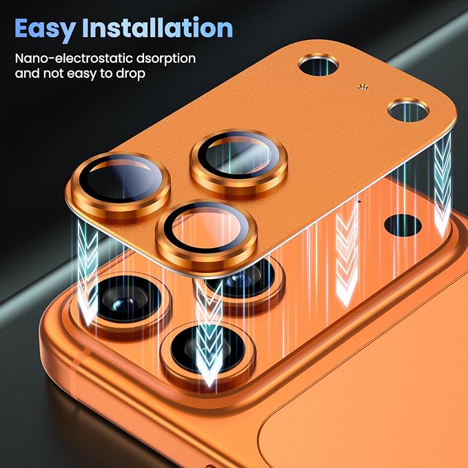 Uyiton Compatible with iPhone 17 Pro Max Camera Lens Protector