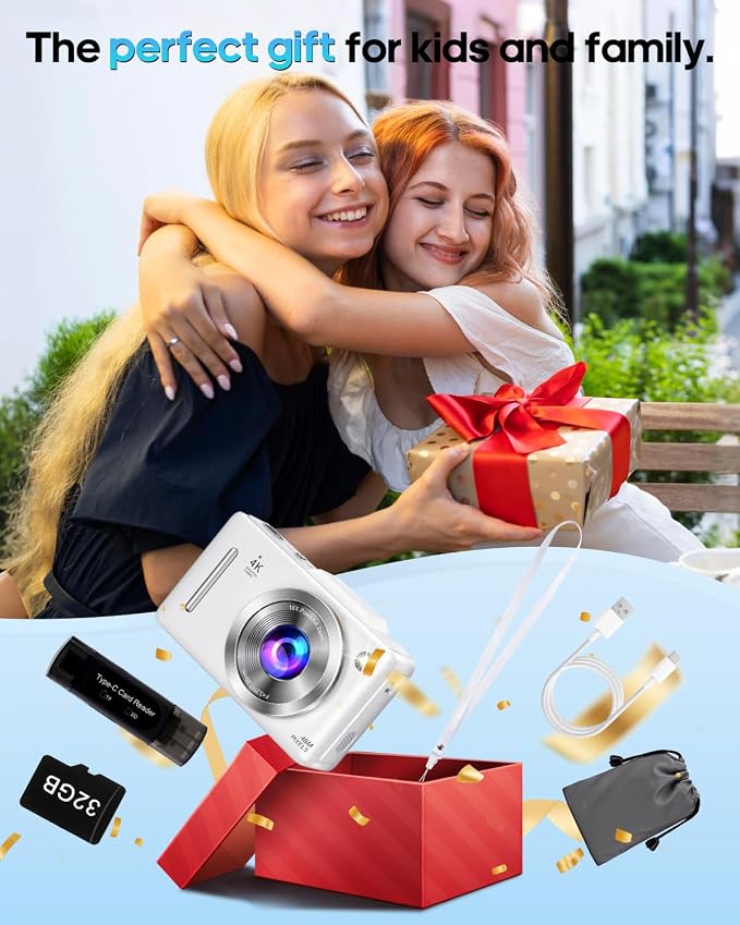 Digital Camera 4K Autofocus Vlogging Camera