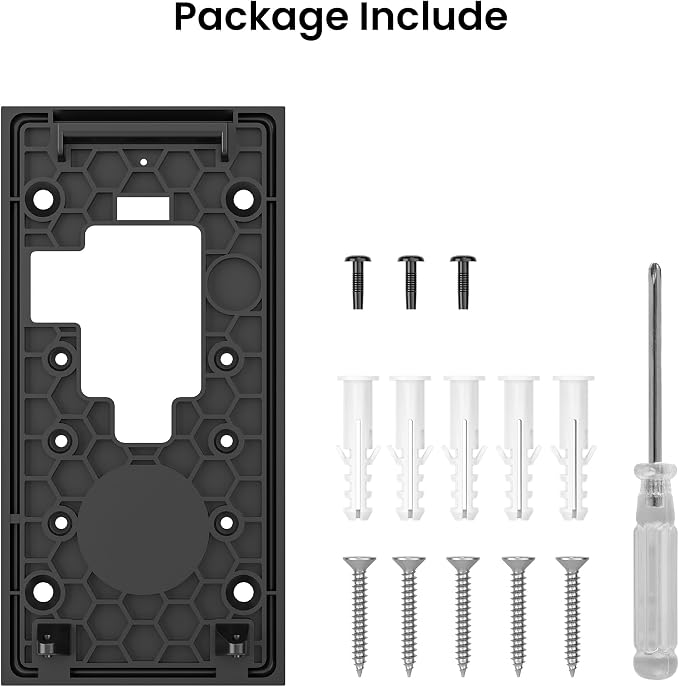 No-Drill Adhesive Doorbell Mount