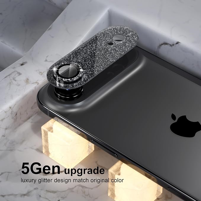 Choiche Compatible for iPhone 17 Air Camera Lens Protector, Bling Camera Cover